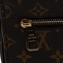 Pre Owned Louis Vuitton Brown Monogram Pochette Metis