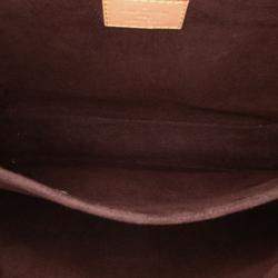 Pre Owned Louis Vuitton Brown Monogram Pochette Metis