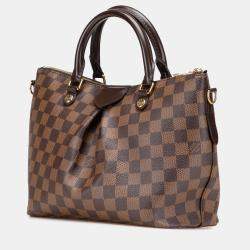Pre Owned Louis Vuitton Brown Damier Ebene Siena PM