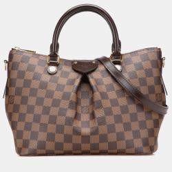 Pre Owned Louis Vuitton Brown Damier Ebene Siena PM