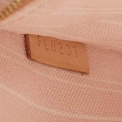 Pre Owned Louis Vuitton Monogram Giant By The Pool Canvas and Raffia Dubai Onthego GM Bag