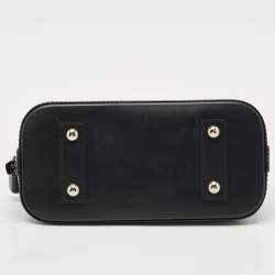 Pre Owned Louis Vuitton Monogram Lace Patent Leather Alma BB Bag