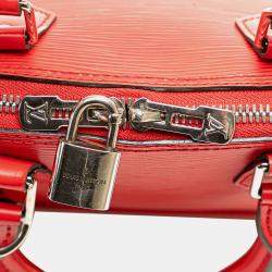 Pre Owned Louis Vuitton Red Epi Alma BB