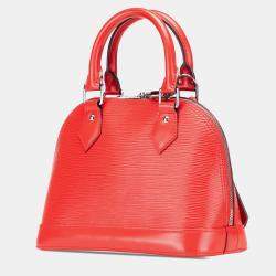 Pre Owned Louis Vuitton Red Epi Alma BB