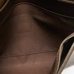 Pre Owned Louis Vuitton Brown Taiga Leather Minuto Portfolio Case