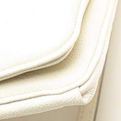 Pre Owned Louis Vuitton White Monogram Empreinte Twice