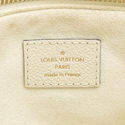 Pre Owned Louis Vuitton White Monogram Empreinte Twice