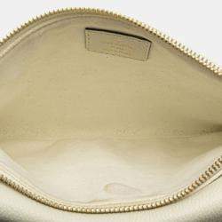 Pre Owned Louis Vuitton White Monogram Empreinte Twice