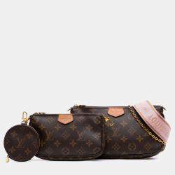 Pre Owned Louis Vuitton Brown Monogram Multi Pochette Accessoires