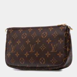 Pre Owned Louis Vuitton Brown Monogram Multi Pochette Accessoires