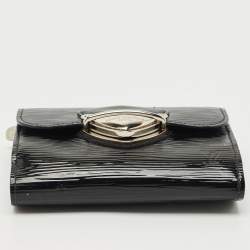 Pre Owned Louis Vuitton Black Electric Epi Leather Joey Wallet
