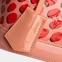 Pre Owned Louis Vuitton Pink Monogram Vernis Jungle Dots Alma BB Handbag