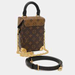 Pre Owned Louis Vuitton Camera Box Monogram Reverse Canvas Shoulder Bag