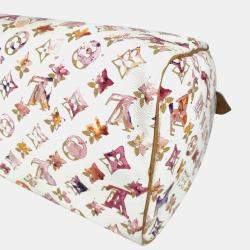 Pre Owned Louis Vuitton Speedy 30 Monogram Watercolor Canvas Boston Bag