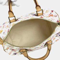 Pre Owned Louis Vuitton Speedy 30 Monogram Watercolor Canvas Boston Bag