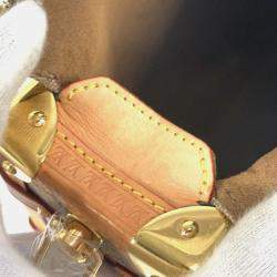Pre Owned Louis Vuitton Side Trunk MM Monogram Canvas and Leather Crossbody Bag