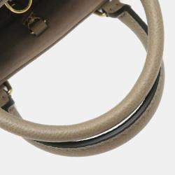 Pre Owned Louis Vuitton OnTheGo PM Bicolor Monogram Empreinte Leather Tote Bag