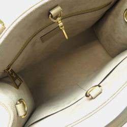 Pre Owned Louis Vuitton OnTheGo PM Bicolor Monogram Empreinte Leather Tote Bag