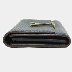 Pre Owned Louis Vuitton Capucines Noir Taurillon Leather Long Wallet