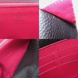 Pre Owned Louis Vuitton Capucines Noir Taurillon Leather Long Wallet