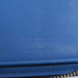 Pre Owned Louis Vuitton Zippy Vertical Damier Canvas Wallet