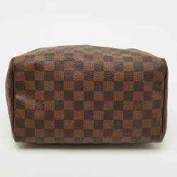 Pre Owned Louis Vuitton Damier Ebene Canvas Speedy 25 Bag