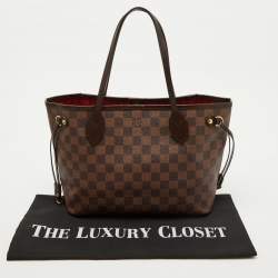 مملوكة مسبقًا حقيبة لوي فيتون نافرفول PM كانفاس إيبني داميه