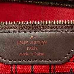 مملوكة مسبقًا حقيبة لوي فيتون نافرفول PM كانفاس إيبني داميه