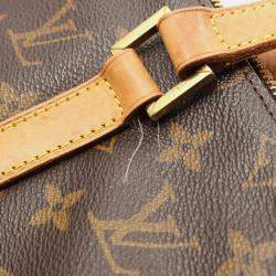 Pre Owned Louis Vuitton Cabas Mezzo Shoulder Tote Bag Monogram Canvas