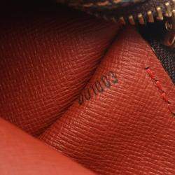 Pre Owned Louis Vuitton Papillon 26 Damier Ebene Canvas Top Handle Bag
