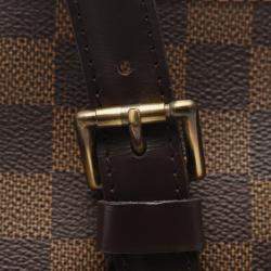 Pre Owned Louis Vuitton Chelsea Damier Ebene Canvas Shoulder Tote Bag