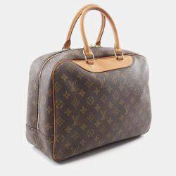 Pre Owned Louis Vuitton Deauville Monogram Canvas Bowling Bag