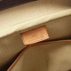 Pre Owned Louis Vuitton Deauville Monogram Canvas Bowling Bag