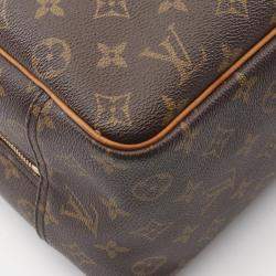 Pre Owned Louis Vuitton Deauville Monogram Canvas Bowling Bag