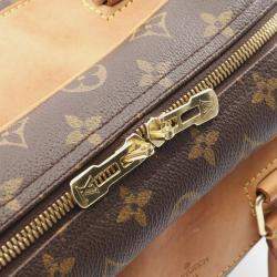 Pre Owned Louis Vuitton Deauville Monogram Canvas Bowling Bag