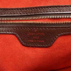 Pre Owned Louis Vuitton Brera Damier Ebene Canvas Top Handle Bag