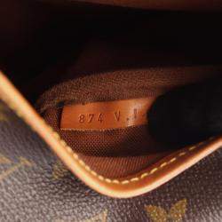 Pre Owned Louis Vuitton Saumur 35 Monogram Canvas Crossbody Bag