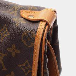 Pre Owned Louis Vuitton Saumur 35 Monogram Canvas Crossbody Bag