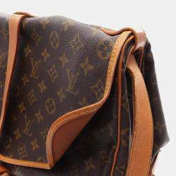 Pre Owned Louis Vuitton Saumur 35 Monogram Canvas Crossbody Bag