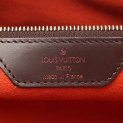 Pre Owned Louis Vuitton Manosque GM Damier Ebene Canvas Tote Bag