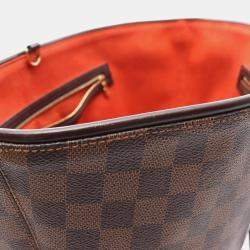 Pre Owned Louis Vuitton Manosque GM Damier Ebene Canvas Tote Bag