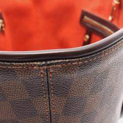 Pre Owned Louis Vuitton Manosque GM Damier Ebene Canvas Tote Bag