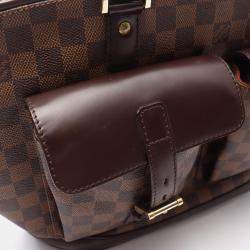 Pre Owned Louis Vuitton Manosque GM Damier Ebene Canvas Tote Bag