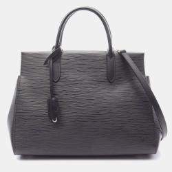 Pre Owned Louis Vuitton Marly MM Black Epi Leather Shoulder Bag