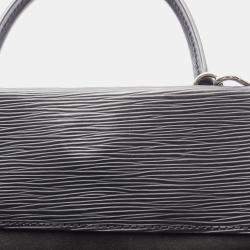 Pre Owned Louis Vuitton Marly MM Black Epi Leather Shoulder Bag