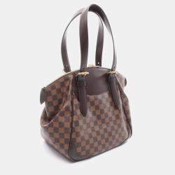 Pre Owned Louis Vuitton Verona MM Damier Ebene Canvas Shoulder Bag