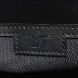 Pre Owned Louis Vuitton Tadao Black Damier Graphite Canvas Tote Bag