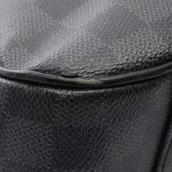 Pre Owned Louis Vuitton Tadao Black Damier Graphite Canvas Tote Bag