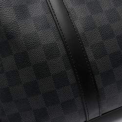 Pre Owned Louis Vuitton Tadao Black Damier Graphite Canvas Tote Bag