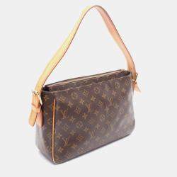 Pre Owned Louis Vuitton Vivacite Gm Shoulder Handbag  Monogram Canvas
